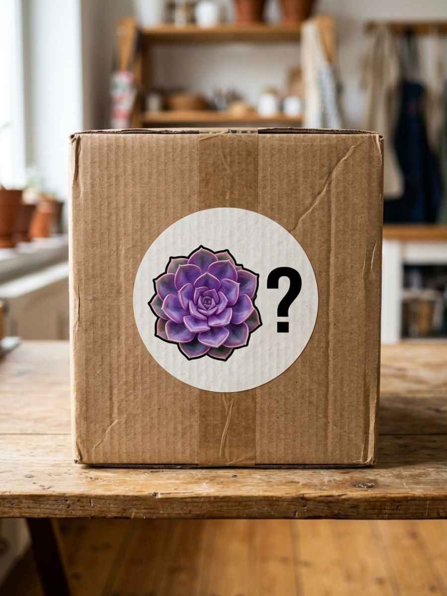 Caja de la suculenta sorpresa